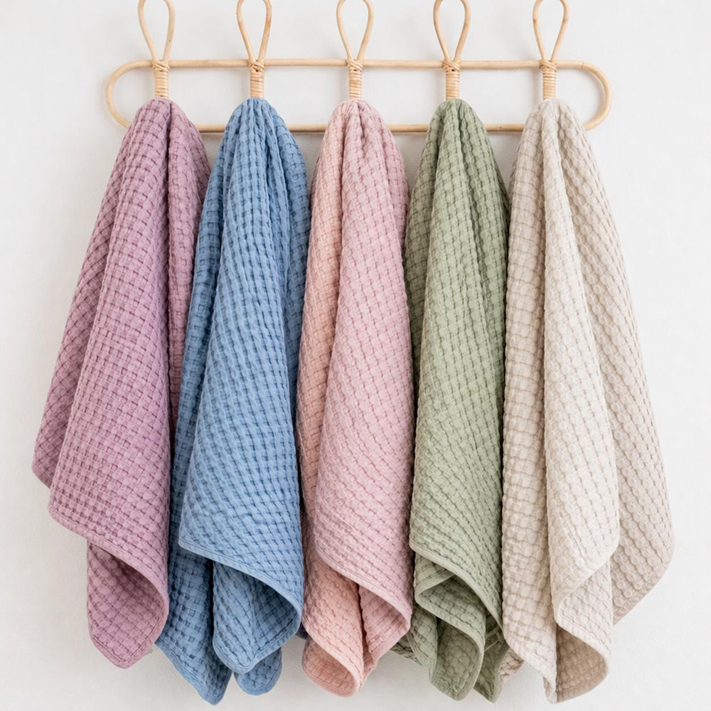 Personalized Embroidered Baby Waffle Blanket | CWBaby508