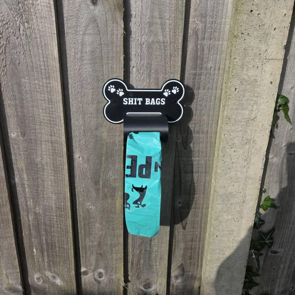 Personalized 3D Printed Outdoor Dog Poop Bag Dispenser | BKPet540
