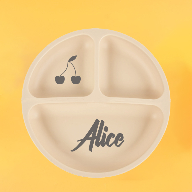 Personalised Baby Food Grade Color Dinner Plates  | CWBaby68