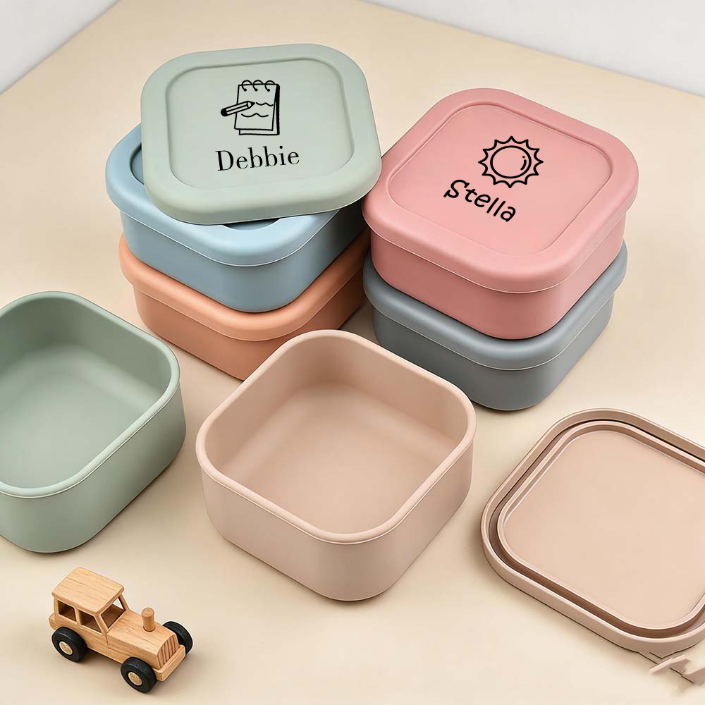 Personalised Kid Food Silicone Bento Box | CWBaby509