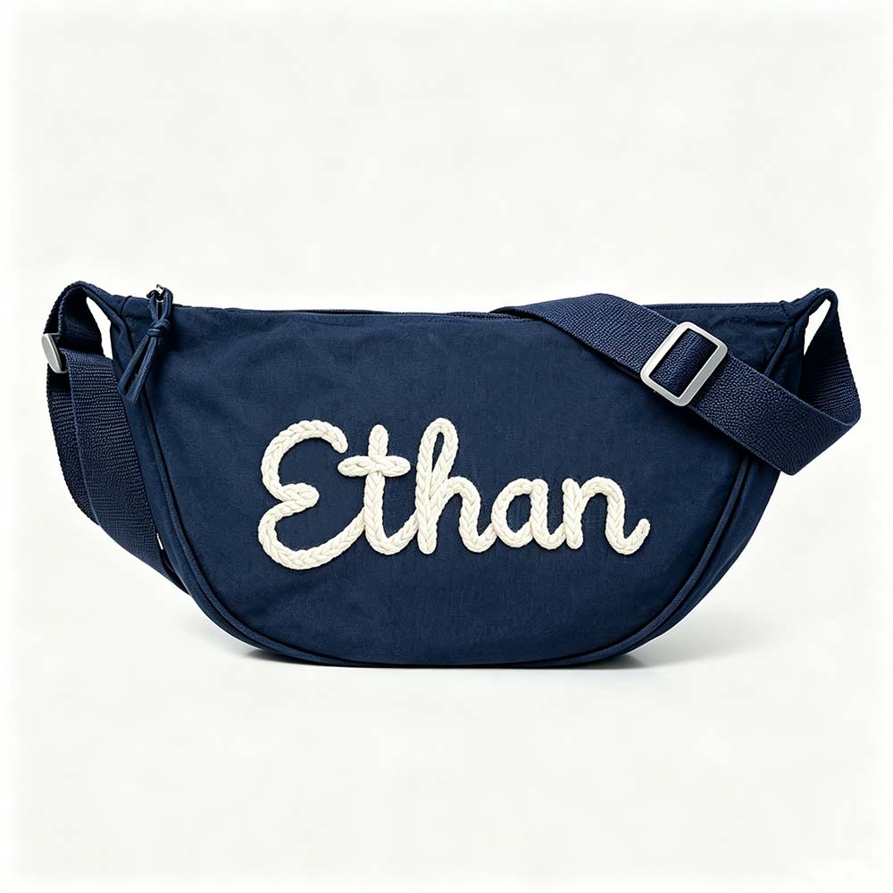 Personalized Hand-embroidered Kids Crossbody Bag | CWPack384