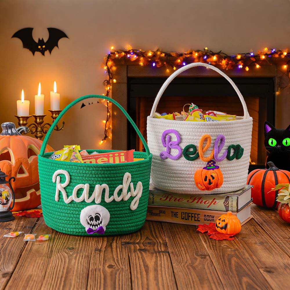 Personalized Halloween Treat Basket | CWHalloween105