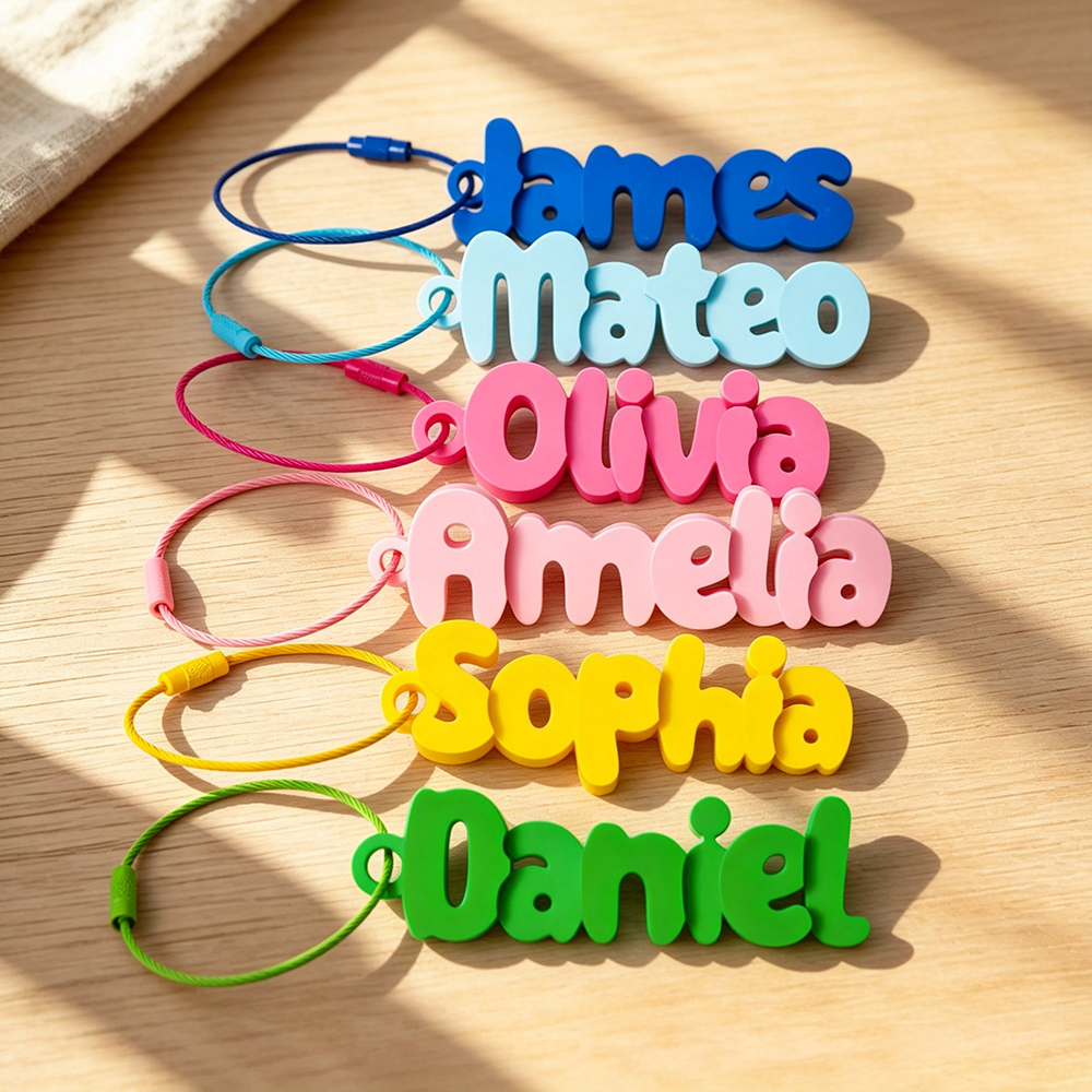 Personalized 3D Printed Name Tag | CWGift78