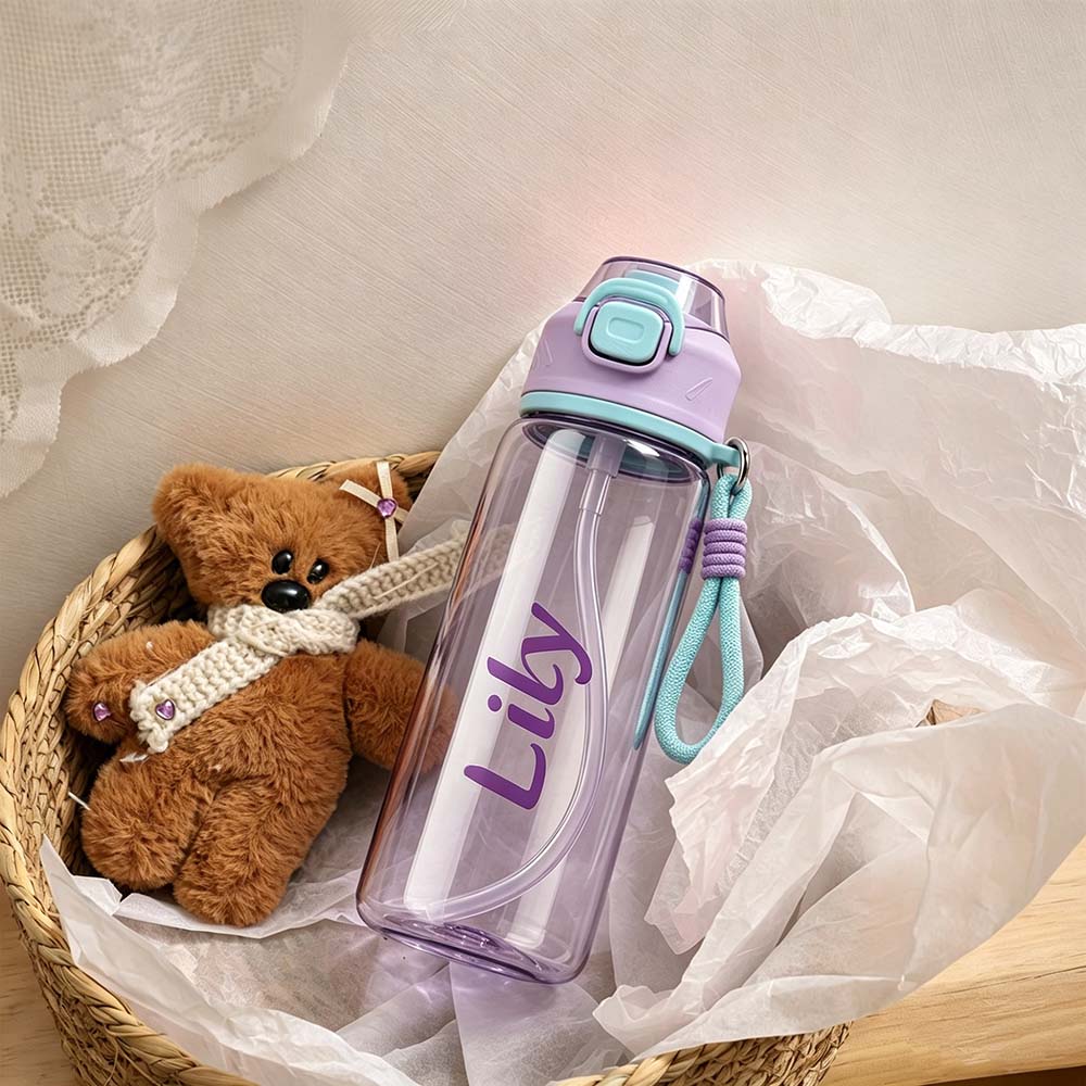 Personalized BPA Free 20oz Kids Water Bottle With Mist Sprayer | YouBottle104
