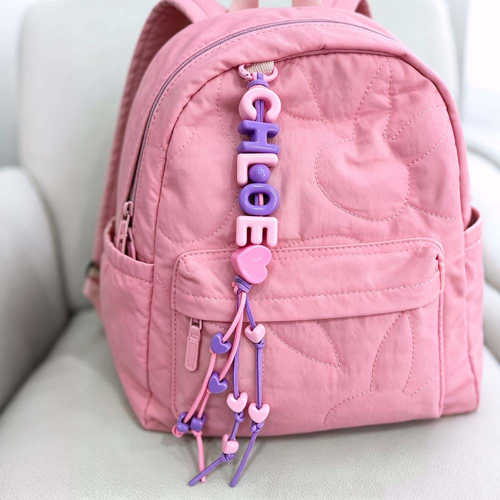 Personalized Colorful Name Letter Beaded Keychain | CWGift81