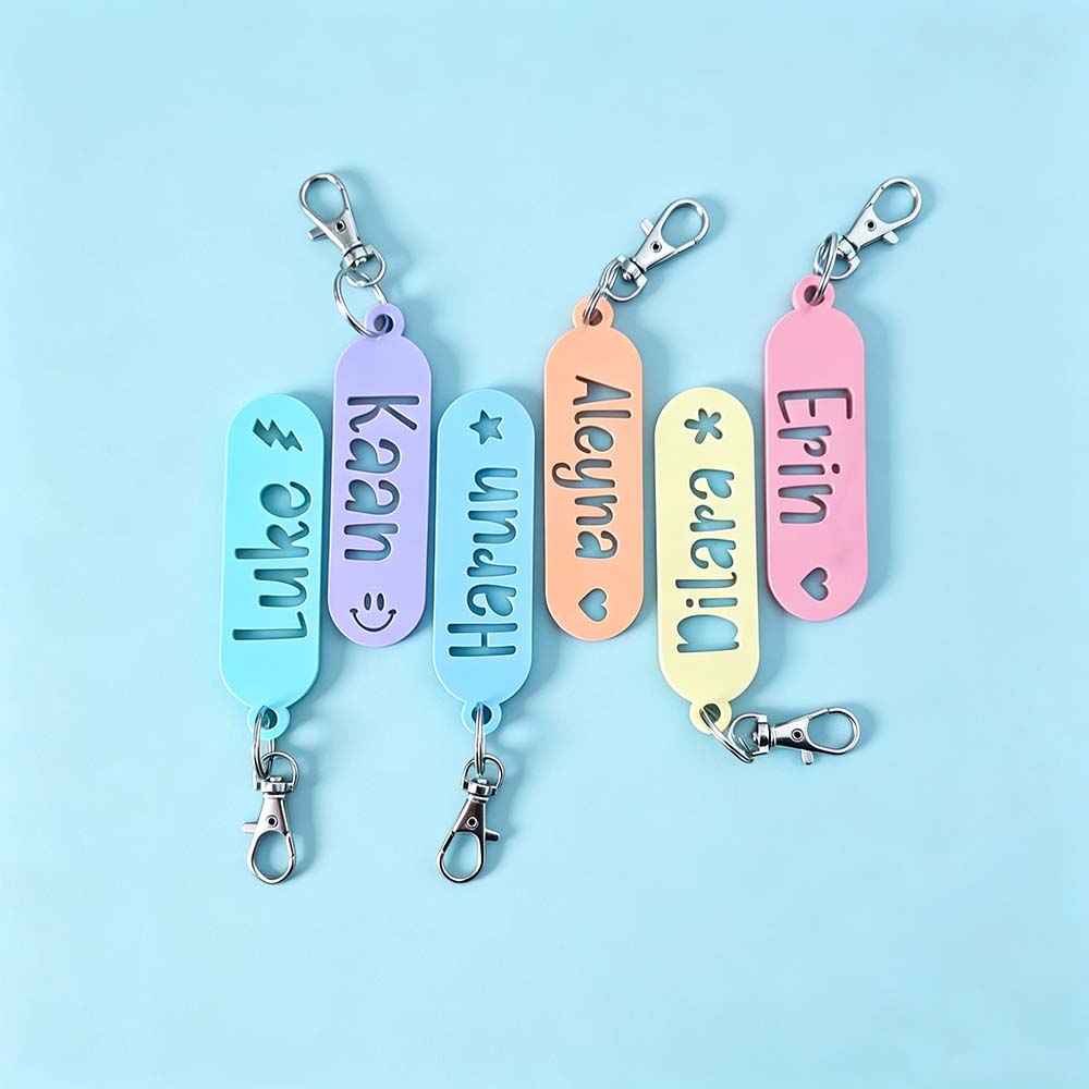 Personalized 3D Printed Back To School Bag Tag | CWGift84