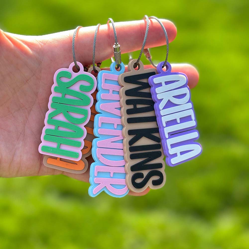 Personalized 3D Printed Name Tag | CWGift85