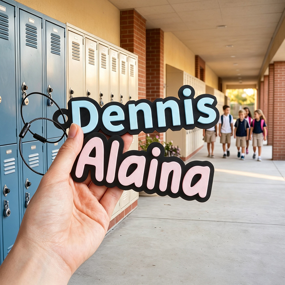 Personalized 3D Printed Name Tag | CWGift85