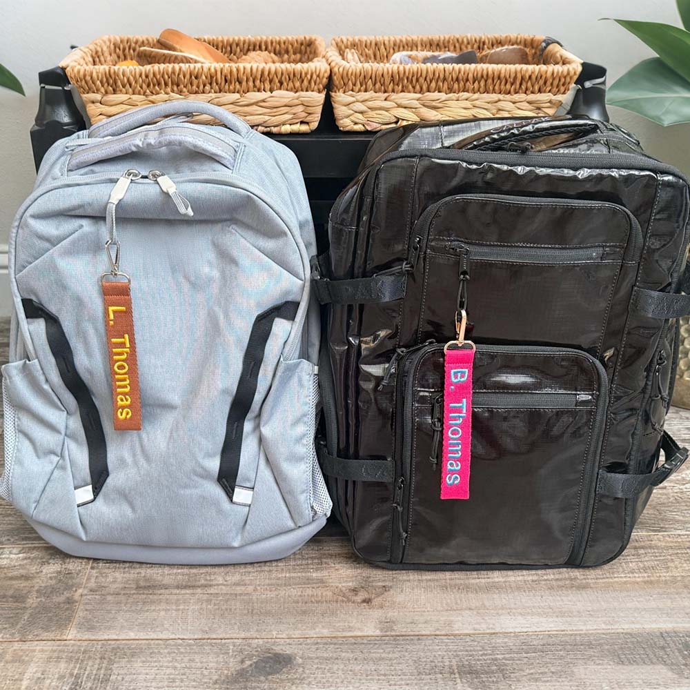 Personalized Embroidered Backpack Name Tag | CWGift86
