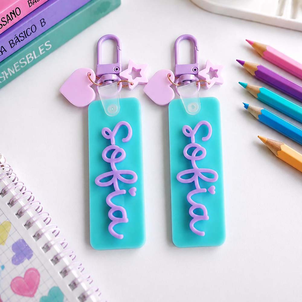 Personalized 3D Printed School Bag Name Tag | CWGift87