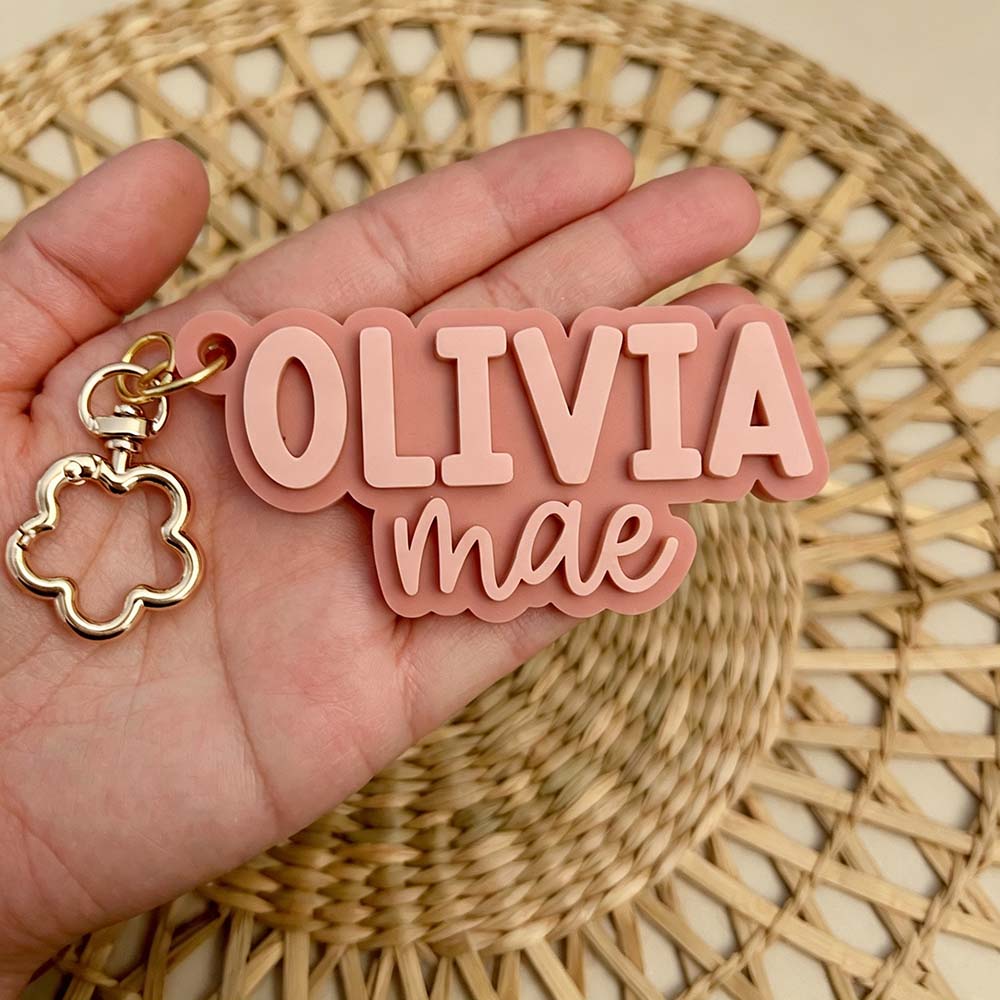 Personalized 3D Printed Backpack Name Tag | CWGift89