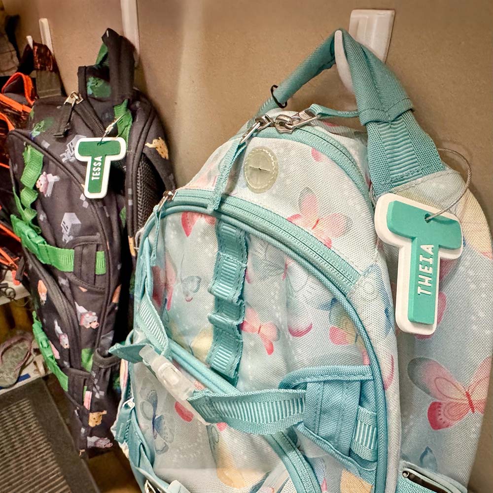 Personalized 3D Printed Backpack Name Tag | CWGift90