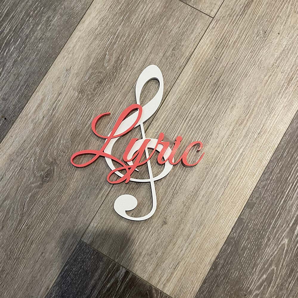 Personalized Music Lettering Door Decoration Name Sign | CWBaby516