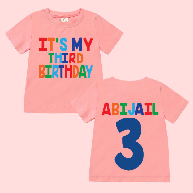 Personalized My First Birthday T-Shirt | inBirth24