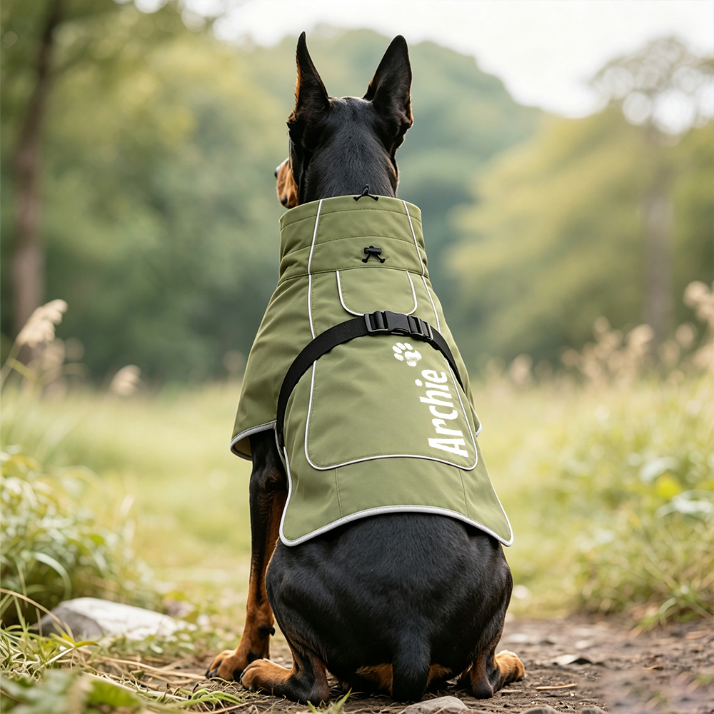 Personalized Pets Winter Warm Windproof Jacket | BKPet593