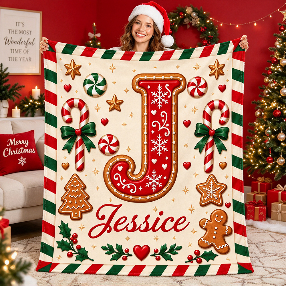 Personalized Merry Christmas Blanket for Comfort & Unique | BKMC38