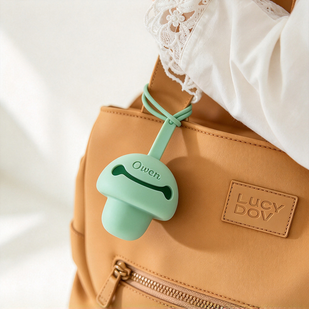Personalized Baby Mushroom Silicone Pacifier Case | CWBaby559