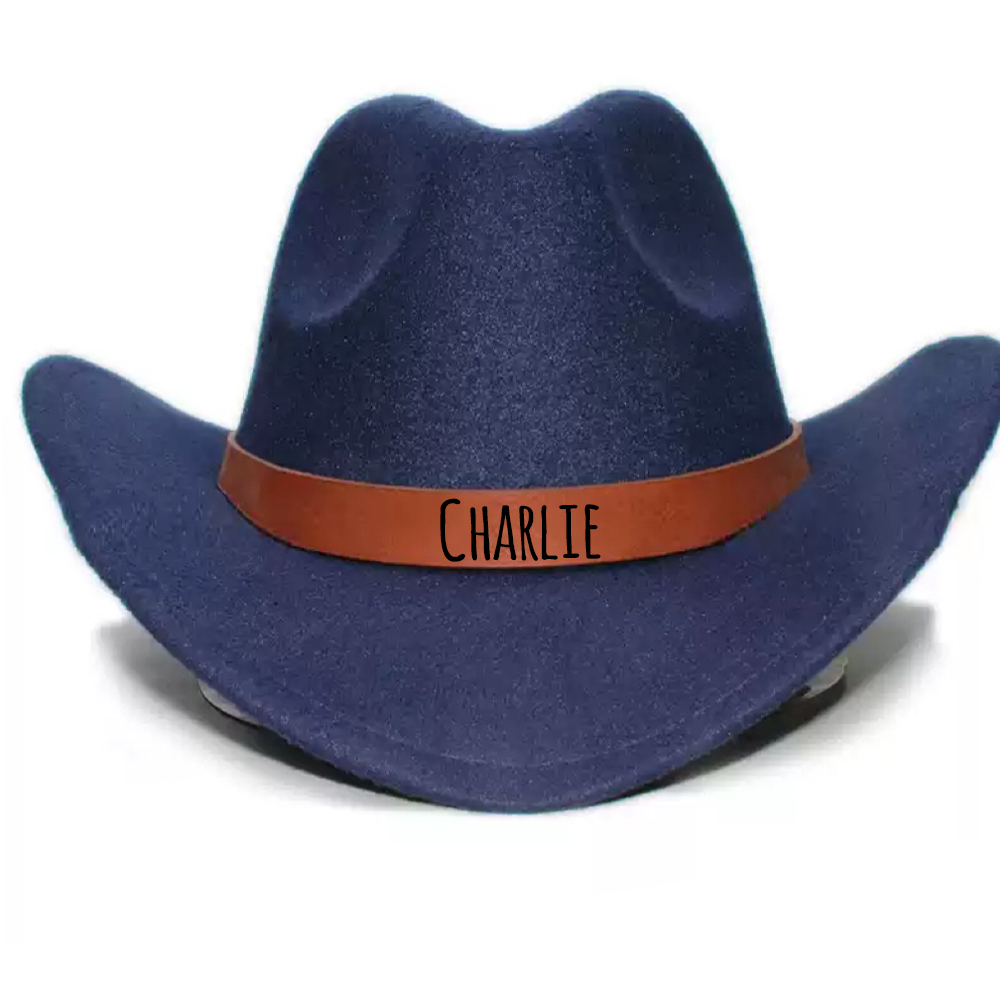 Personalized Leather Band Cowboy Hat for Comfort & Unique | CWBeach130