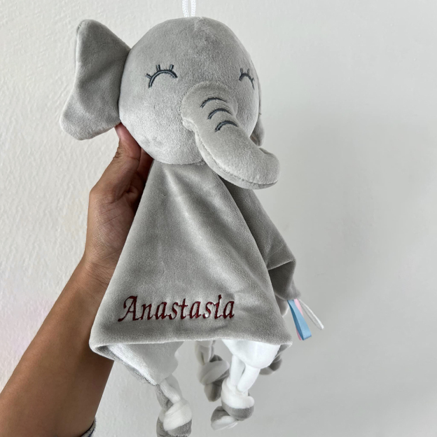 Personalized Baby Embroidery Comforter Sleep Toy | CWToy62