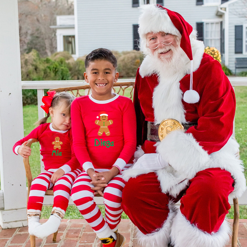 Personalized Kids Christmas Pajamas Set | inSet18