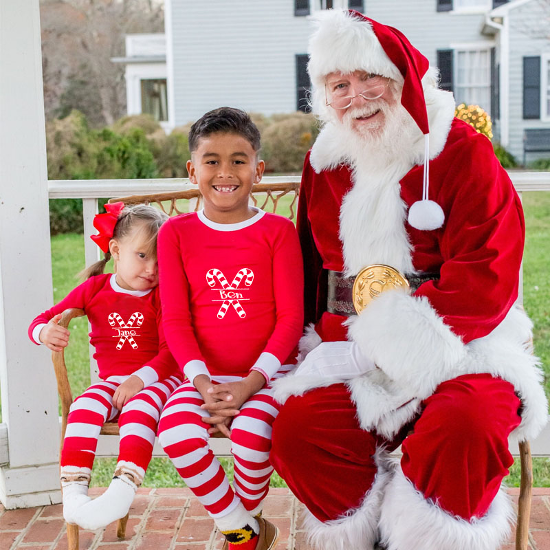 Personalized Kids Christmas Pajamas Set | inSet19