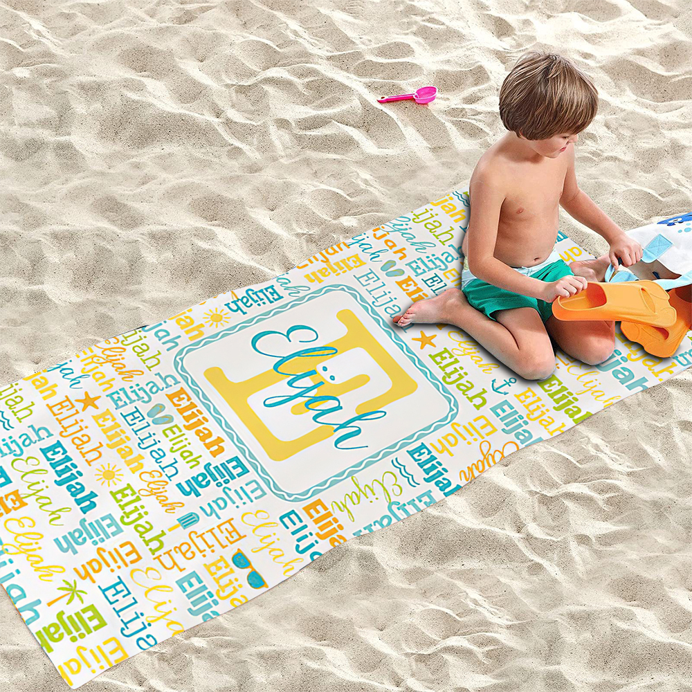 Personalized Lovely Kid Towel for Summer & Beach | CWTowel126