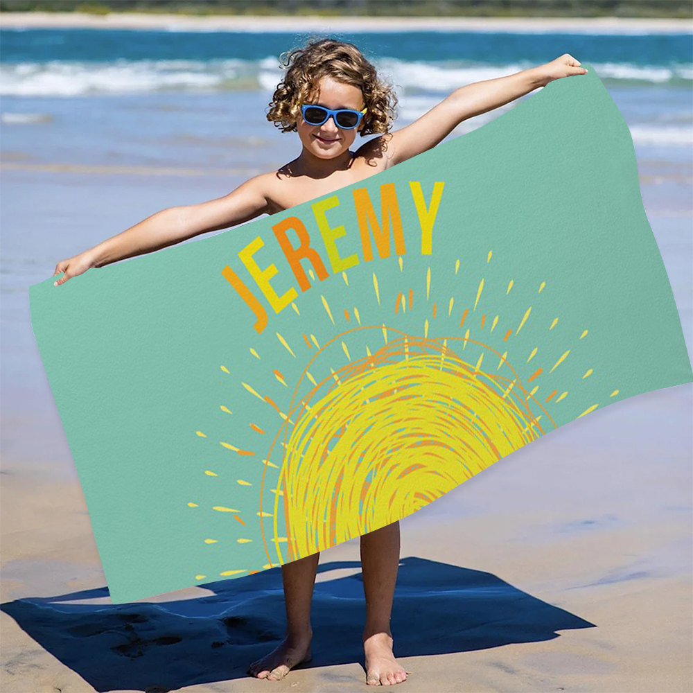 Personalized Lovely Kid Towel for Summer & Beach | CWTowel128
