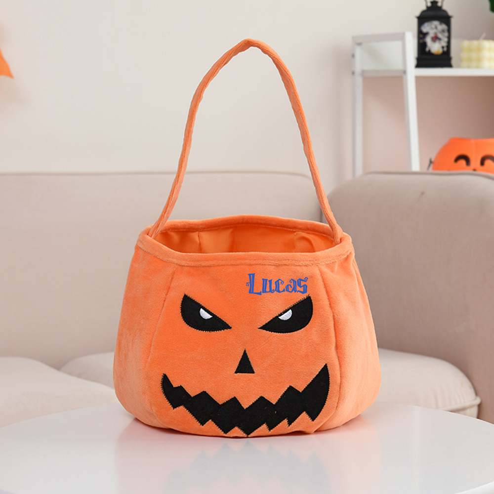 Personalized Embroidery Halloween Bucket | CWHalloween09