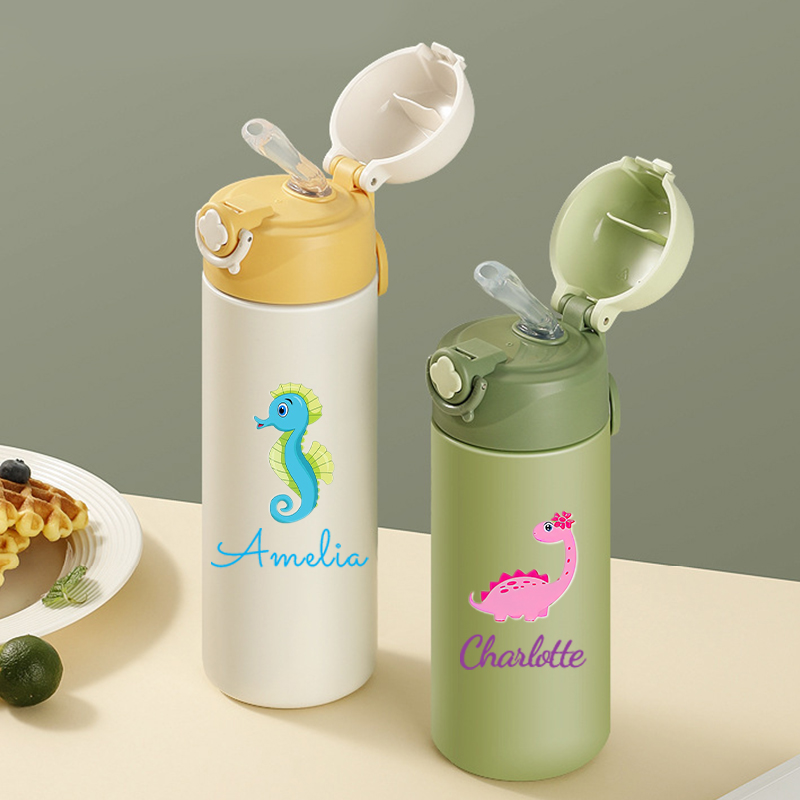 Personalised BPA Free 14oz/17oz Stainless Steel Water Bottles | YouBottle40