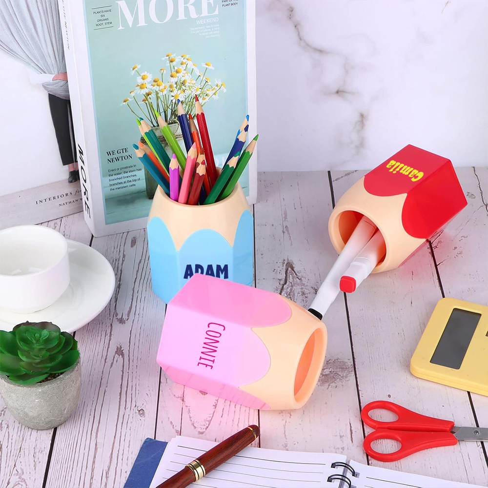 Personalized Kid Pencil Holder (Colored Markpen Included) | CWToy70