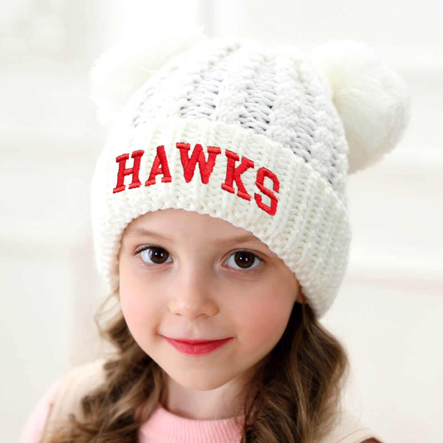 Personalized Embroidery Pom Pom Hat for Comfort & Unique | HSKid17