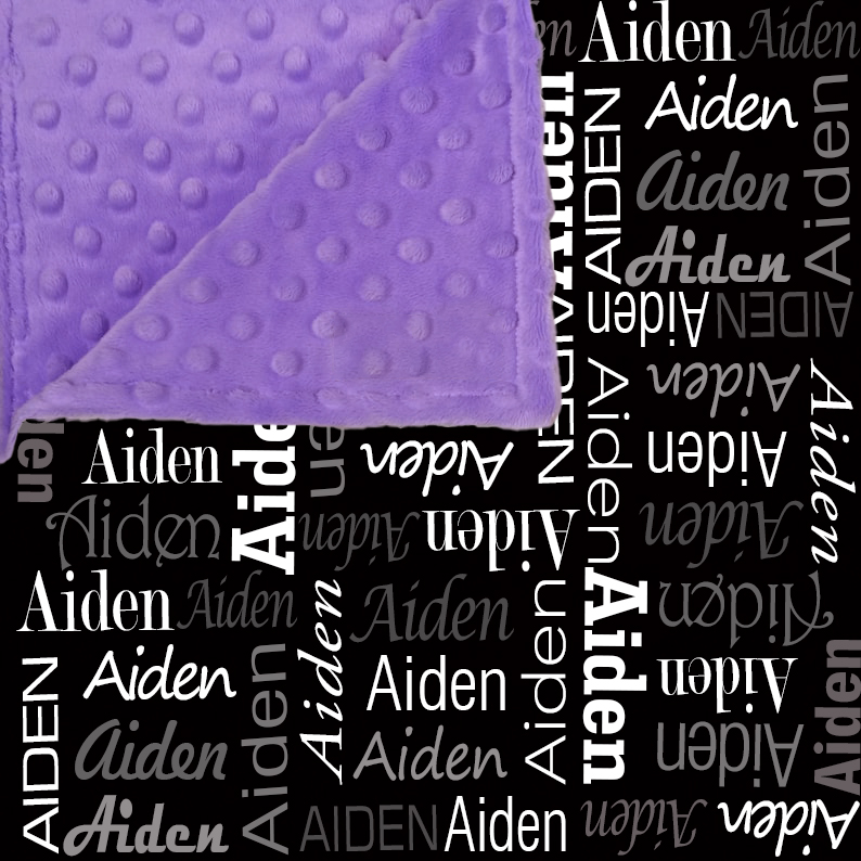 Personalized Double Layers Minkey Dimple Dot Warm Blanket | CWMinky01