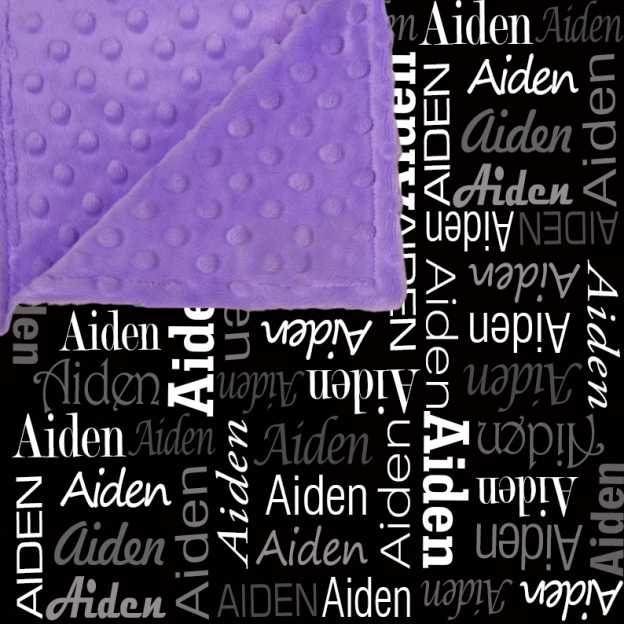 Personalized Double Layers Minkey Dimple Dot Warm Blanket | CWMinky01