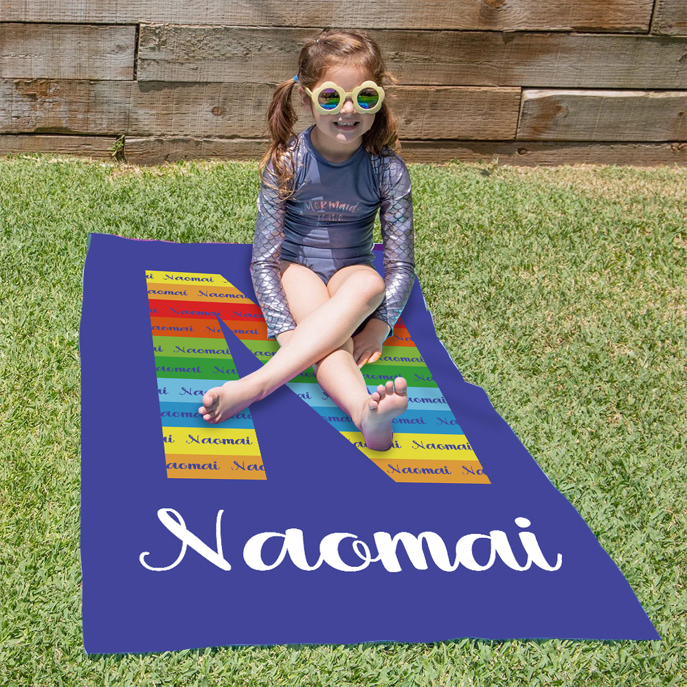 Personalized Lovely Kid Towel for Summer & Beach | CWTowel131