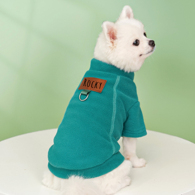 Personalized Leather Patch Pets Color Sweatshirts | BKPet91