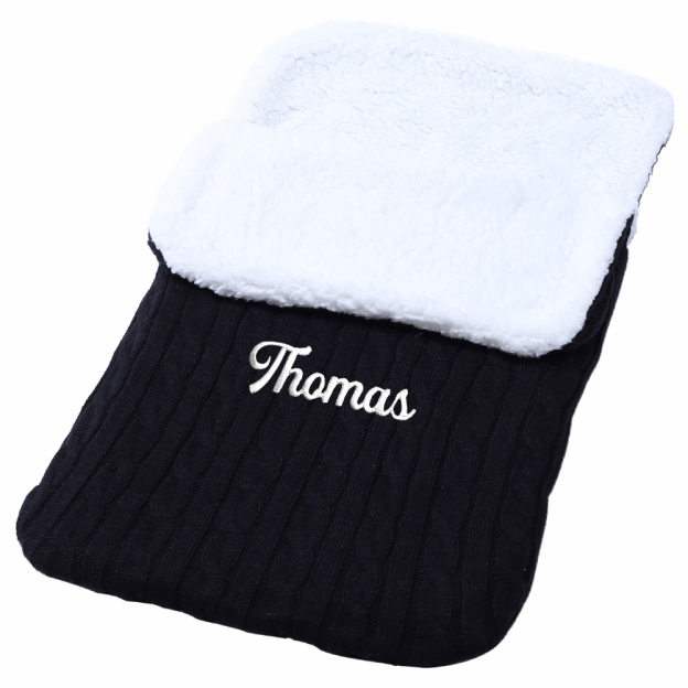 Personalized Embroidery Sherpa Sleeping Bag for Babies | CWBaby93