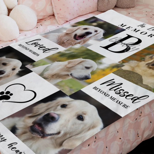 Personalized Lovely Pet Blanket for Comfort & Unique | BKPet117
