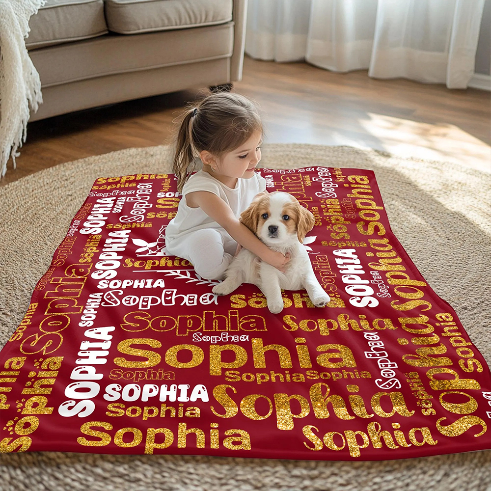 Personalized Lovely Kid Blanket for Comfort & Unique | BKKid142