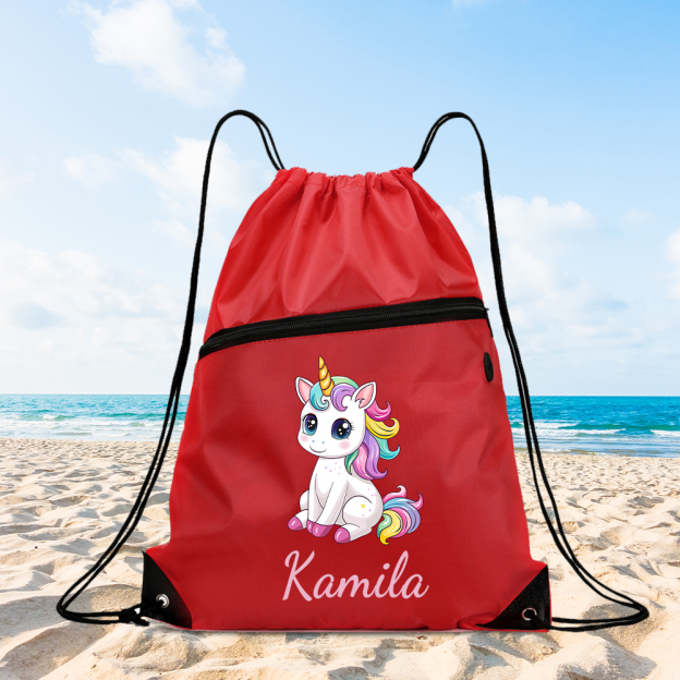 Personalized Lovely Drawstring Water Proof Beach Bag | CWBeach14701