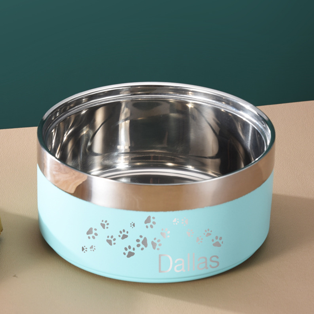 Personalized Stainless Steel Pet Food Bowl  | BKPet150