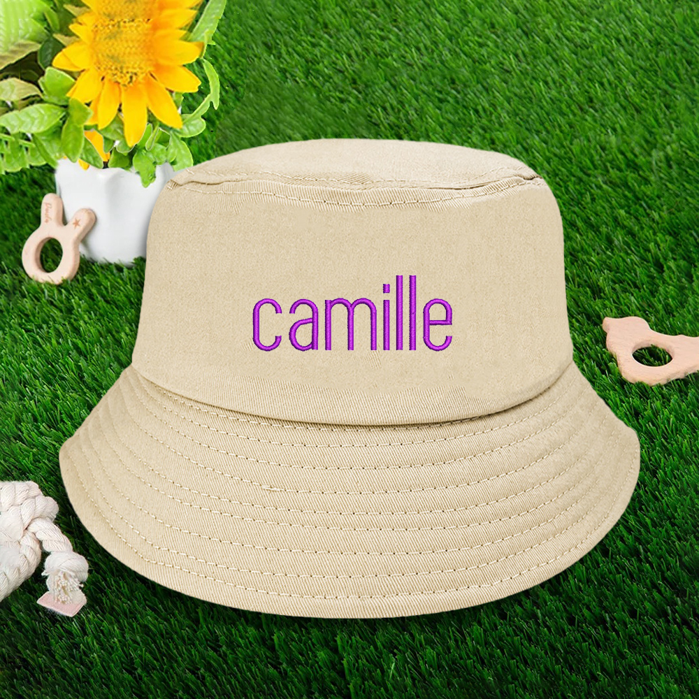Personalized Embroidery Colourful Bucket Hat for Comfort & Unique | CWBeach156