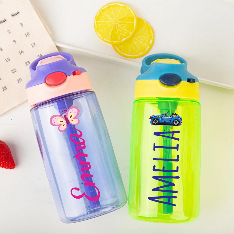 Personalised BPA Free 16oz Kid Water Bottles | YouBottle66