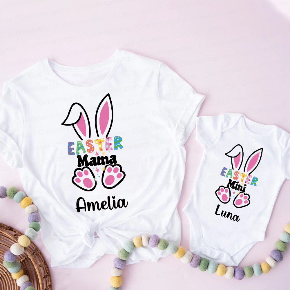 Personalized Family Happy Easter Matching Shirt | CWEaster55