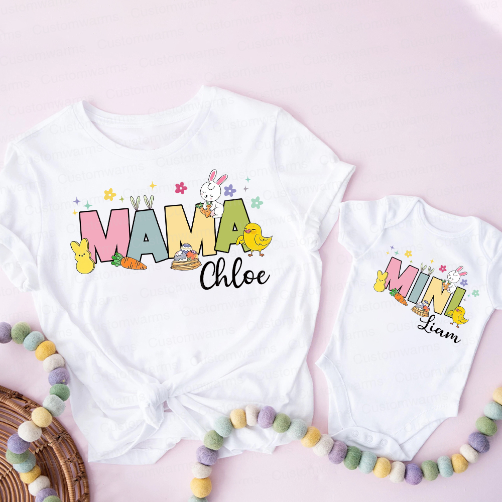Personalized Family Happy Easter Matching Shirt | CWEaster56