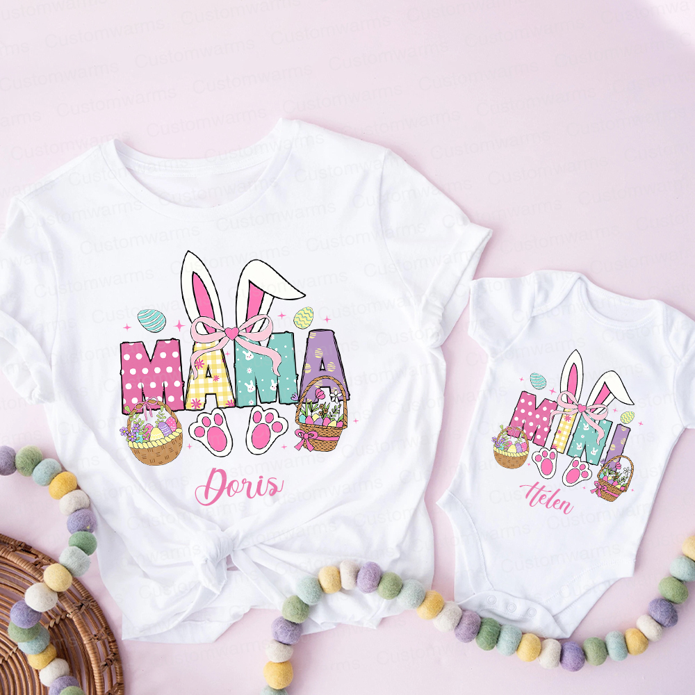 Personalized Family Happy Easter Matching Shirt | CWEaster54