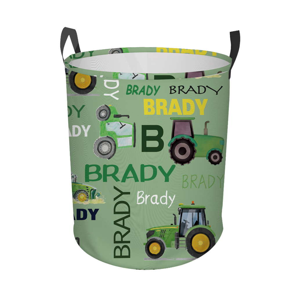 Personalized Laundry Collapsible Baskets with Handle | | CWBasket03