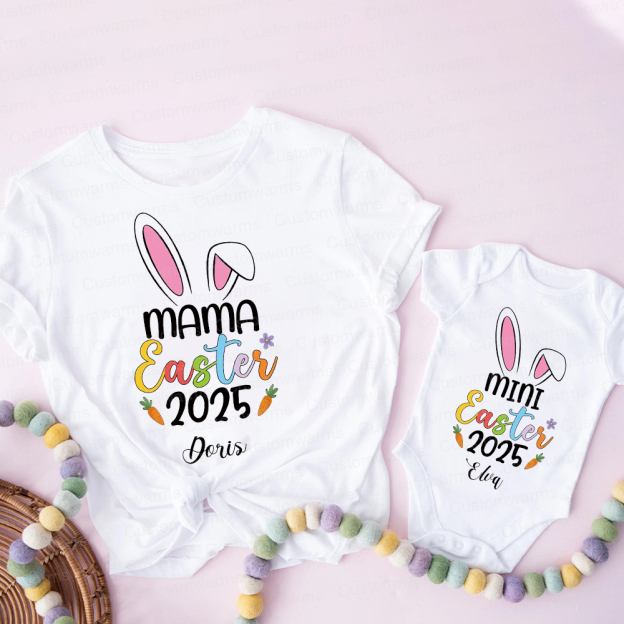 Personalized Family Happy Easter Matching Shirt | CWEaster57
