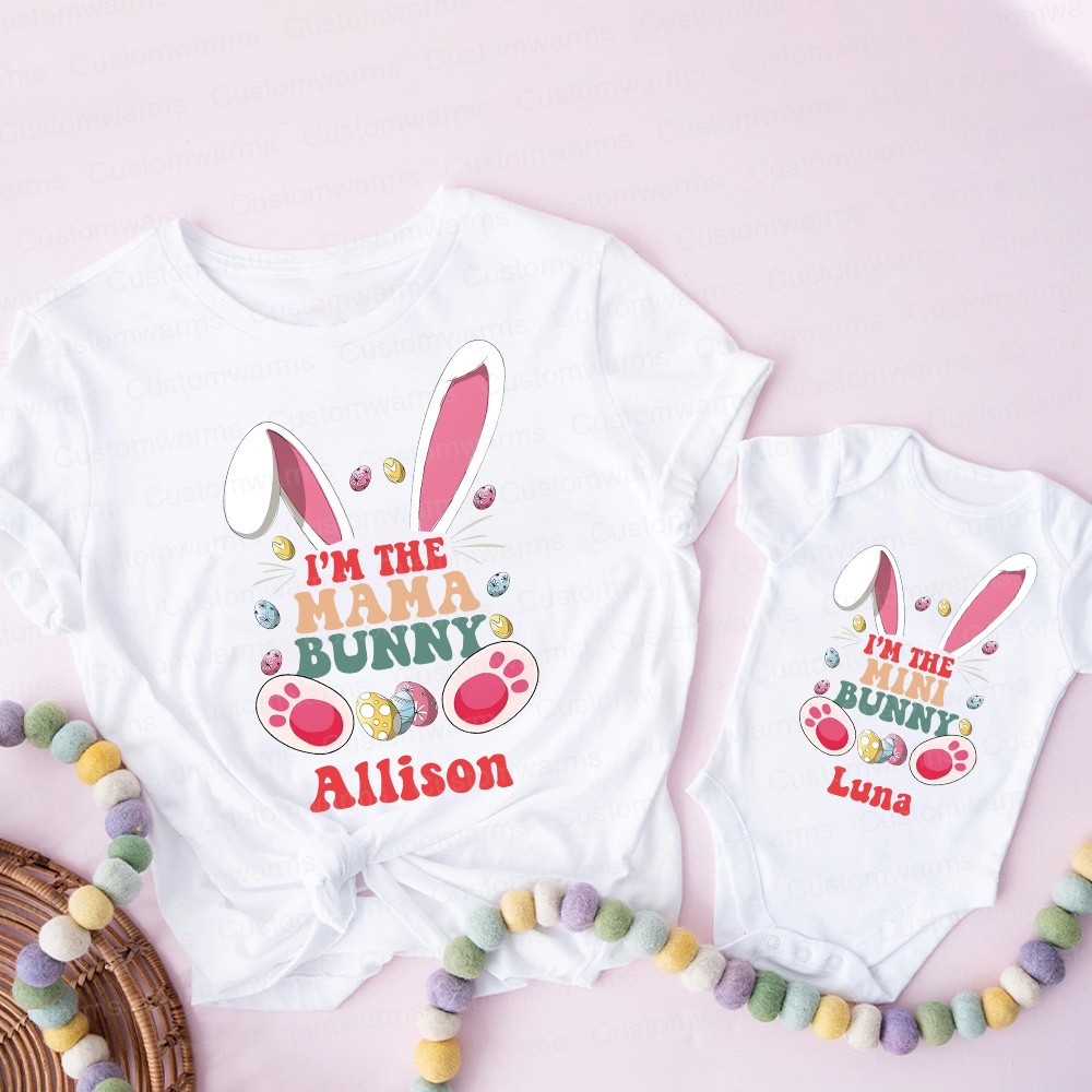 Personalized Family Happy Easter Matching Shirt | CWEaster59