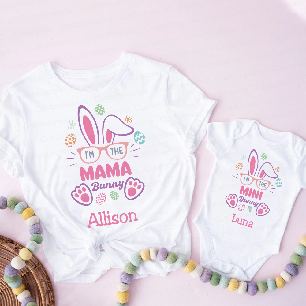 Personalized Family Happy Easter Matching Shirt | CWEaster60