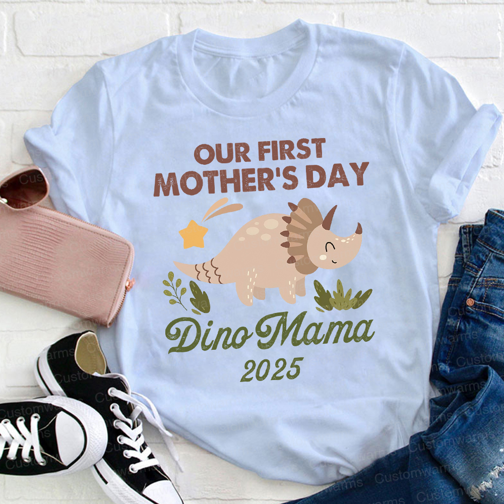 Personalized First Mother's Day Mommy and Baby Outfit | CWFamily32